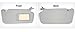 OEM Interior Sun Visor Right Gray 1EA for HYUNDAI 2006 - 2010 Accent / New Verna