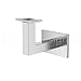 Stainless Steel Handrail Wall Bracket Square for Flat Bottom Tube Slim