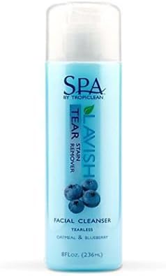 All Natural SPA Tear Stain Remover Ideal For Cats and Dogs by TropiClean - 8 Oz