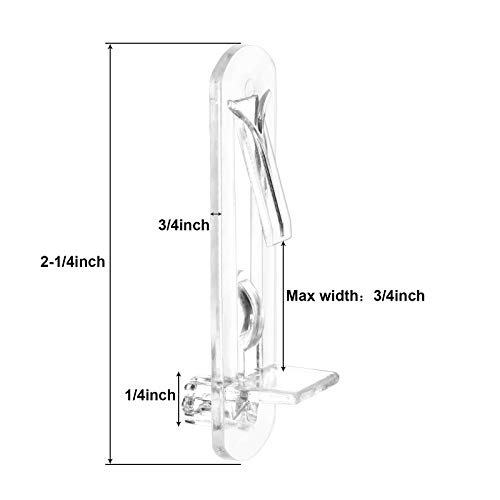 100 Pieces Plastic Locking Shelf Pins Locking Shelf Pegs SelfLocking