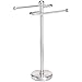 Amazon Basics Rustic Bathroom Accessory Collection - Towel Holder, Brushed Nickel