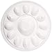 Zak Designs 1313-2227-AMZ Everyday Deviled Egg Trays, Eggshell White ET (Dozen)