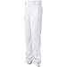 CHAMPRO Boys' Youth MVP Open Bottom Relaxed Fit Baseball Pants, White, X-Large