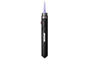 LONDAFISH Mini Jet Pencil Gun Torch Kitchen Blow Torch Lighters Butane Gas Fuel Welding Soldering Lighter KitchenLighter BBQ Lighter (without fuel)
