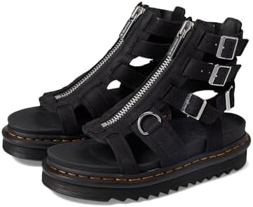 Dr.Martens ドクターマーチン Olson オルソン サンダル UK4 Amazon.com | Dr. Martens Unisex Olson, Charcoal Grey Tumbled