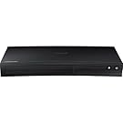 Samsung Blu-ray DVD Disc Player With Built-in Wi-Fi 1080p & Full HD Upconversion, Plays Blu-ray Discs, DVDs & CDs, Plus 6Ft High Speed HDMI Cable, Black Finish