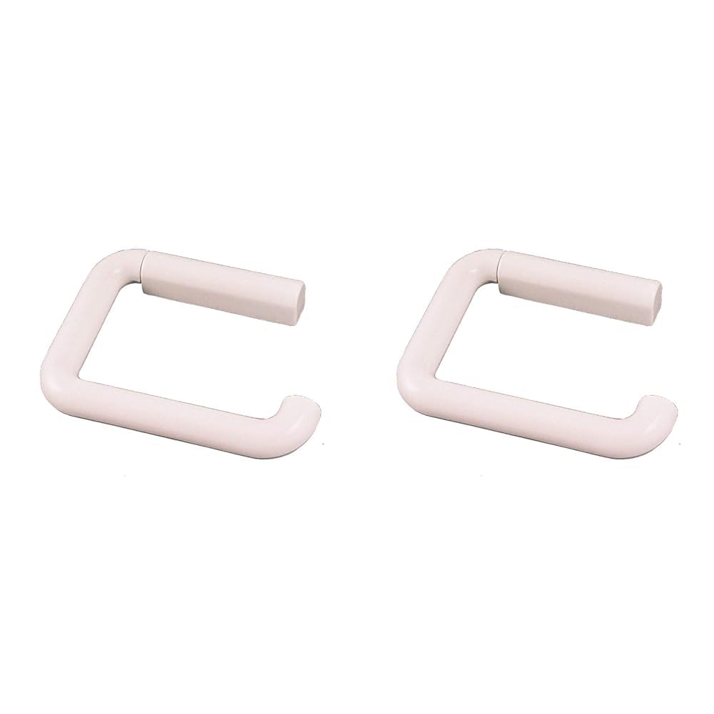 Chef Aid 10E02260 White Plastic Toilet Roll Holder (Pack of 2)
