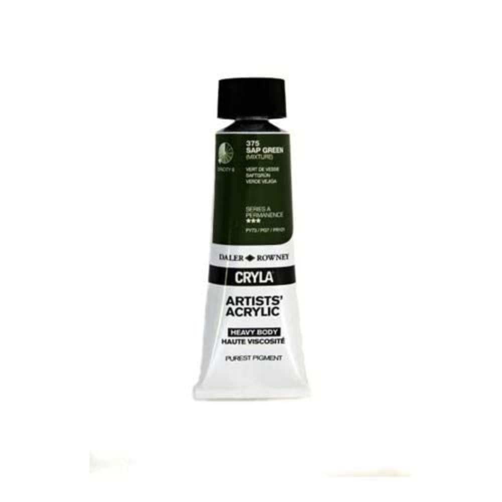 Daler-Rowney Cryla Acrylic 75 ml Sap Green, Professional Artists