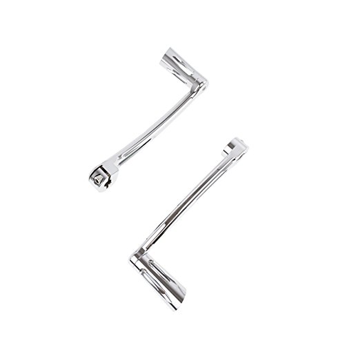 Motorcycle Chrome Deep Cut Brake Arm Kit Shift Lever Shifter Pegs For Harley Touring 2014-2016