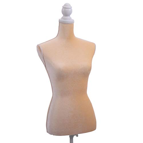 Female Mannequin Torso Dress Form Display W/Tripod Stand New - Thumbnail 2