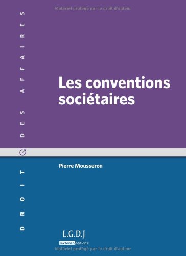 Les  conventions sociétaires