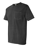 Comfort Colors 6.1 oz. Garment-Dyed Pocket T-Shirt, XL, Pepper