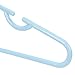HANGERWORLD Kid's Hangers for Baby Nursery and Children's Closet Clothes Storage (20 Pack, Blue)