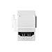 MOERISICAL HDMI Keystone Jack, 5 Pack Wall Jacks Insert Female to Female Coupler Adapter (White)