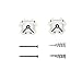 Demon Wedge Snowboard Wall Mounts White Combo Pack (2 Pairs-Hangs 2 Snowboards)