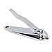 Footful Slanted Edge Stainless Steel Nail Clippers Fingernail Toenail Clippers---Silver