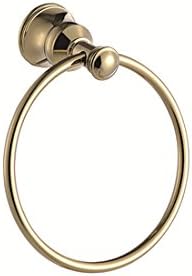 TACCY Bathroom Towel Ring/Towel Rail/Towel Bar Brass Made in Polished Gold #QL88