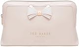 Ted Baker London Abbie Curved Bow Cosmetic Travel Wash Bag (Mid Pink)