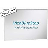 VizoBlueStop 23-24 inch Anti-Blue Light Filter for Computer Monitor. Blue Light Monitor Screen Protector Panel (21.5 x 13.0 inch). Blocks Blue Light 380 to 495 nm. Fits LCD, TV and PC, Mac Monitors
