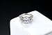 TenFit rings 3CT Clear CZ Diamond Rings For women Wedding engagement Jewelry