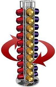 Rotating Nespresso Capsule Holder holds 40 Capsules