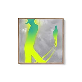 Framed Canvas Wall Art for Living Room, Bedroom Abstract Canvas Prints for Modern Home Decoration Ready to Hang - 16"x16" inches