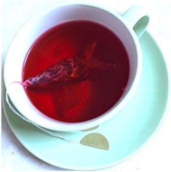 Personalised Gift 4 Goldfish Tea Bags, Hibiscus & STEVIA, Good Luck Gift, Unique Gift, Creative Tea Bags, Birthday Gift, Personalised Present with Your Message