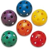 Plastic Play Balls - Baseball Size (Set of 6)