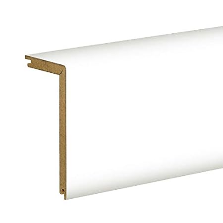Heizrohrabdeckleiste 91 x 41 mm | Verkleidung weiß | Abdeckung und Zubehör | Heizrohrverkleidung | Heizrohabdeckleiste MDF we