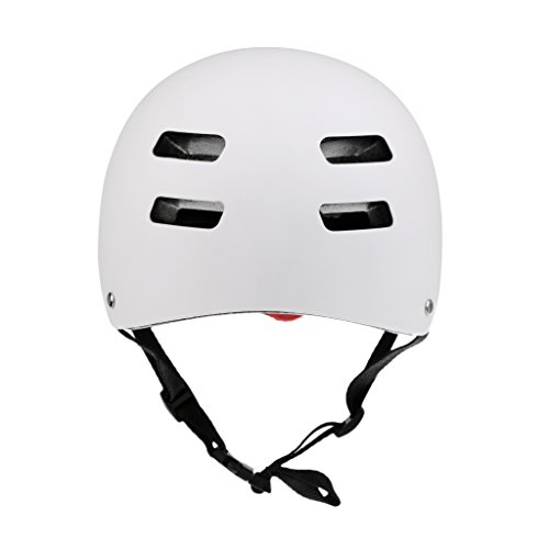 Dolity Water Sports Safety Helmet & Adjustable Chin Strap for Kayak Canoe Boat Rafting Wakeboard Skateboard Cycling - Choice of Color - Dumb white