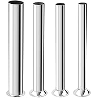 Hoypeyfiy Stainless Steel Sausage Stuffing Tubes 4 Sizes Meat Grinder Sausage Stuffer Funnels