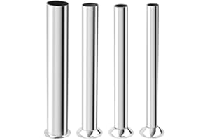 Hoypeyfiy Stainless Steel Sausage Stuffing Tubes Replacement for LEM 606 606SS 1606 1606SS 4 Sizes Meat Grinder Sausage Stuff