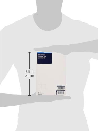 Filofax A5 White Plain Notepaper - Image 4