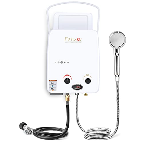 Portable Propane Tankless Water Heater, 1.32GPM/5L Capacity, 6 in 1 Safety  Function, 7 more Usage Scenarios, Easy to Install, Low Pressure Startup,  White in Bahrain | Whizz Water Heaters