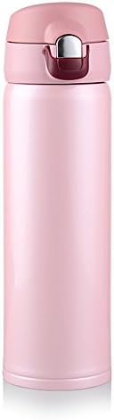HGDGears Coffee Travel Mug Bpa Free Stainless Steel Thermal Cup,Leak Proof Insulated Mugs for Hot and Cold 16 oz (pink)