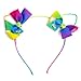 Jojo Siwa Cat Ears Rainbow Hair Bow Headband