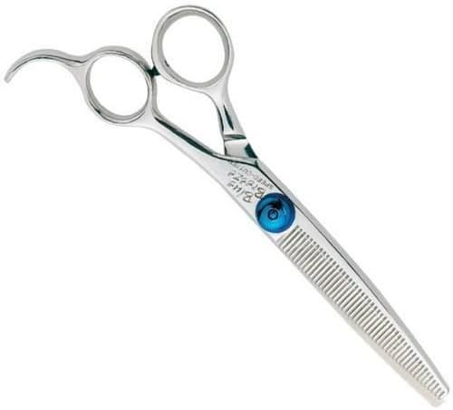 Professional Blue Breeze Speedcutter Grooming Shears Straight Curved Blending (7 inch 48-Tooth Blender)