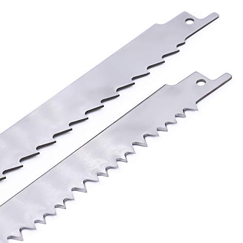 KONIGEEHRE 5 Pack Stainless Steel Reciprocating Saw Blades for Frozen