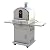 Pacific Living Outdoor Large Capacity Gas Oven with Pizza Stone, Smoker Box and Mobile Cart, 430 Stainless Steel