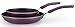 T-fal B131S2 Color Luxe Hard Titanium Nonstick Thermo-Spot Dishwasher Safe PFOA Free 8-Inch and 10-Inch Fry Pan Set Cookware, 2-Piece, Purple