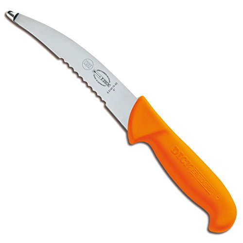 F. DICK Aufbrechmesser, ErgoGrip (Messer mit Klinge 15 cm, X55CrMo14 Stahl, nichtrostend, 56° HRC) 8214015-53, Orange, 28 x 4.2 x 2.33 cm – Bild 3