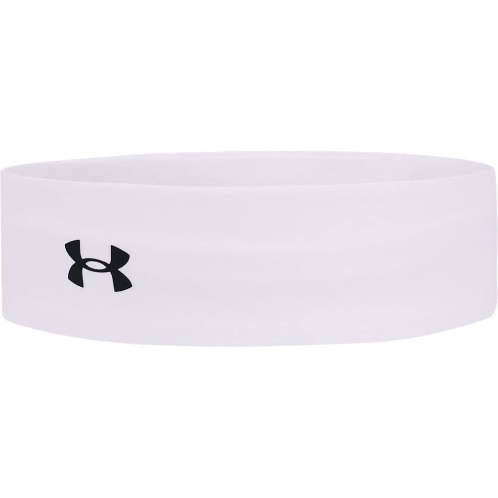 Under Armour Women's Gaming Headband, White (100)/Black, One Size