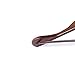 Ezihom Clothes Hangers Gugertree Wooden Suit Hangers with Extra-Wide Shoulder, Retro Finish, Wood Coat Hangers, Pant Hangers, 5pcs/Pack