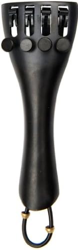 Archetto 3/4 Violin Tail piece with Tail Gut and Fine Adjusters - 3/4 Size