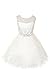 JM DREAMLINE Lovely Tulle Pleated Lace Flower Girl Dress