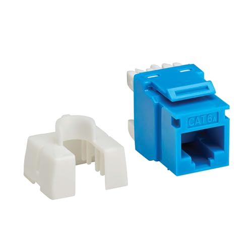 Eaton Tripp Lite Series Cat6 Keystone Jack with Type 4 PoE++ Compliance (4PPoE)…
