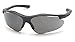 Pyramex Fortress Safety Eyewear, Gray Lens With Black Frame