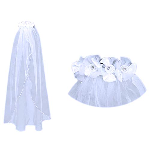 First Communion Veil (Floral Headpiece`)