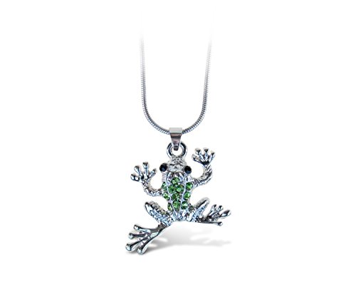 Puzzled Frog Fashionable Necklace/Pendant Jewelry - Animals Collection - Unique Gift and Souvenir - Item #6306