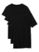 DAVID ARCHY Men's Undershirt Bamboo Rayon Moisture-Wicking Black T-Shirts Stretch Crewneck Tees for Men, 3-Pack (S, Black)